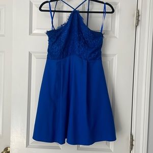 Royal blue semi formal dress